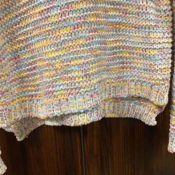 NWT Rag Poets confetti cream crewneck sweater XS - Picture 9 of 15